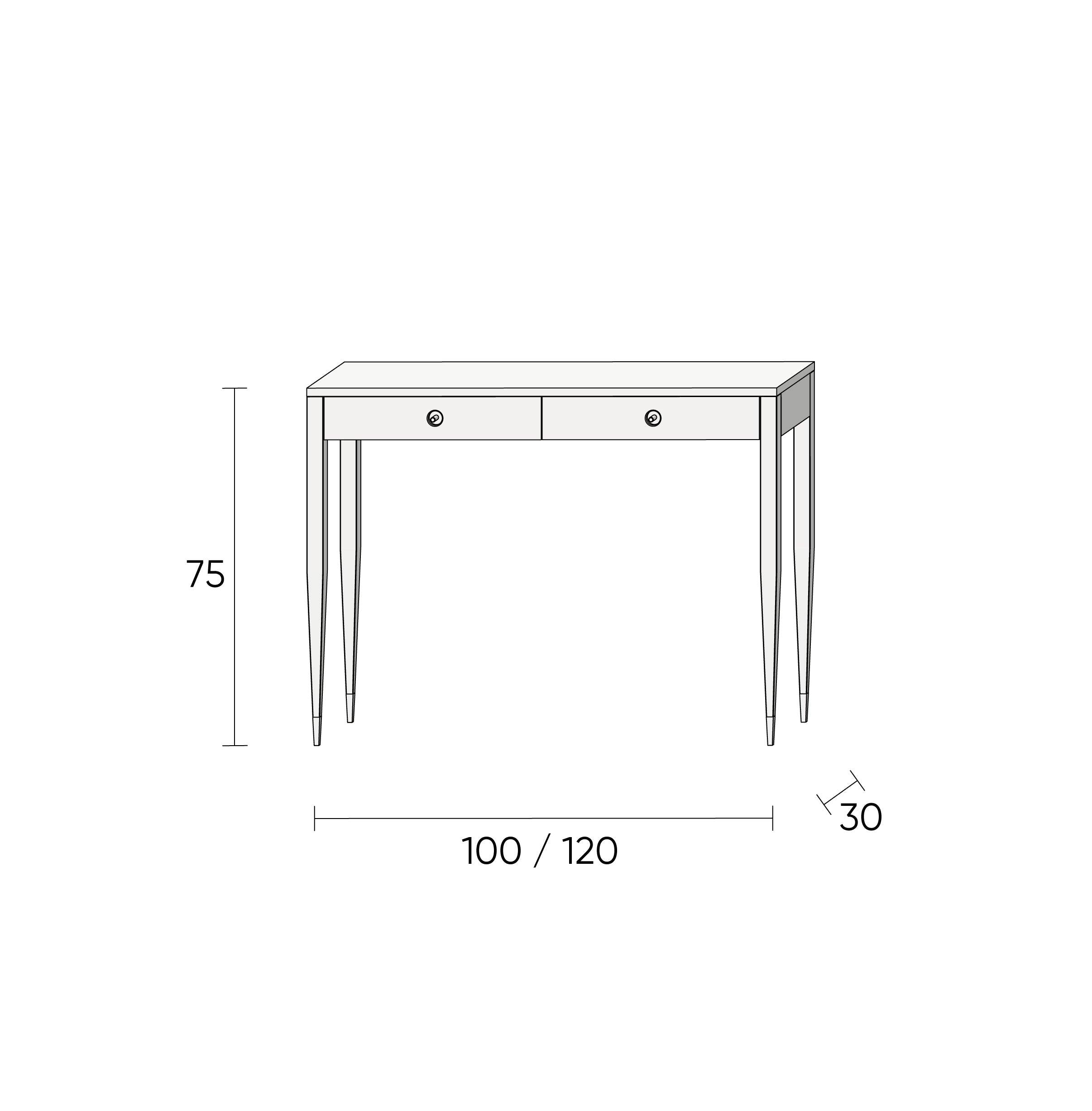 Console table LOGAU.C2