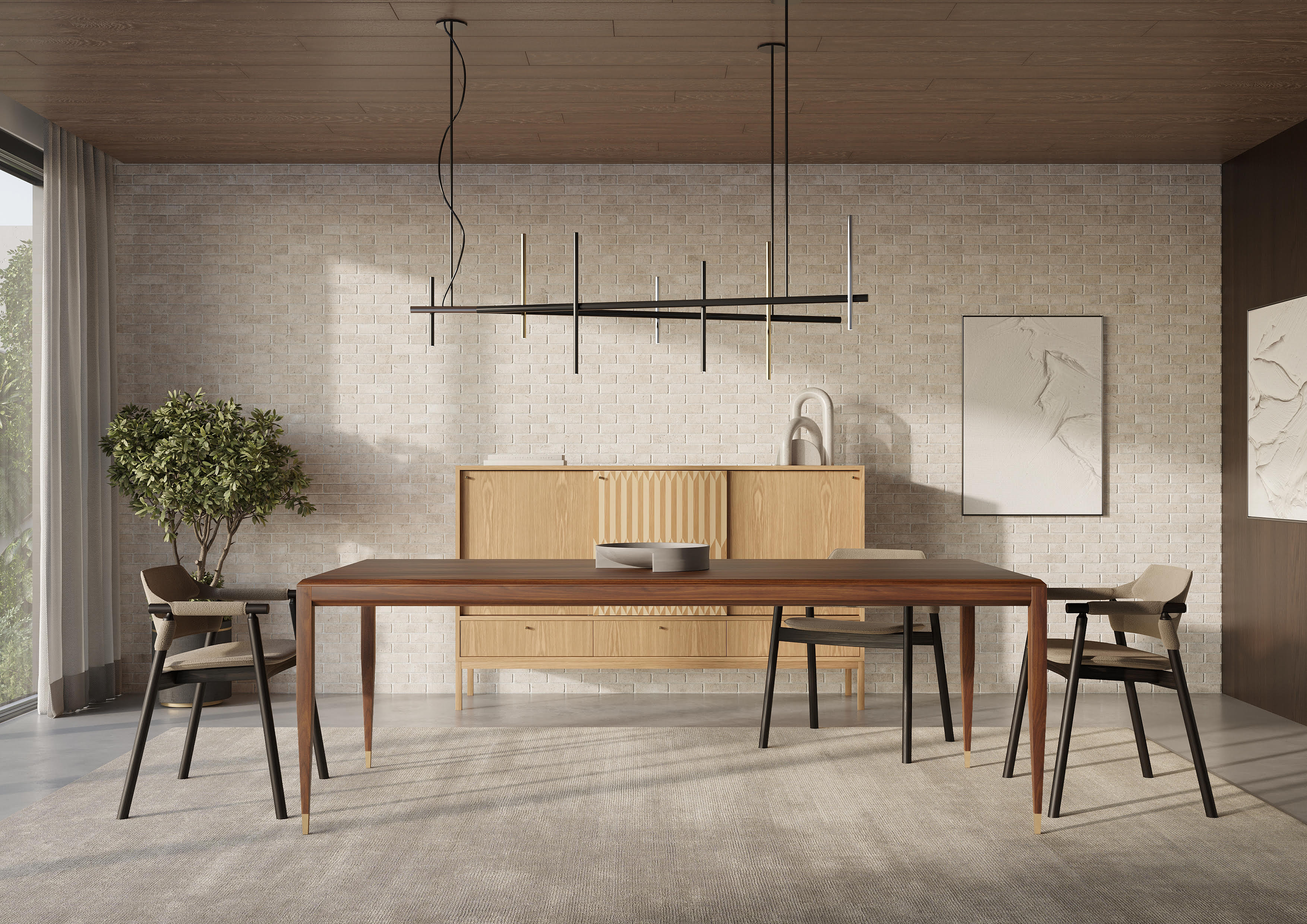 Dining table LOGAU.D1