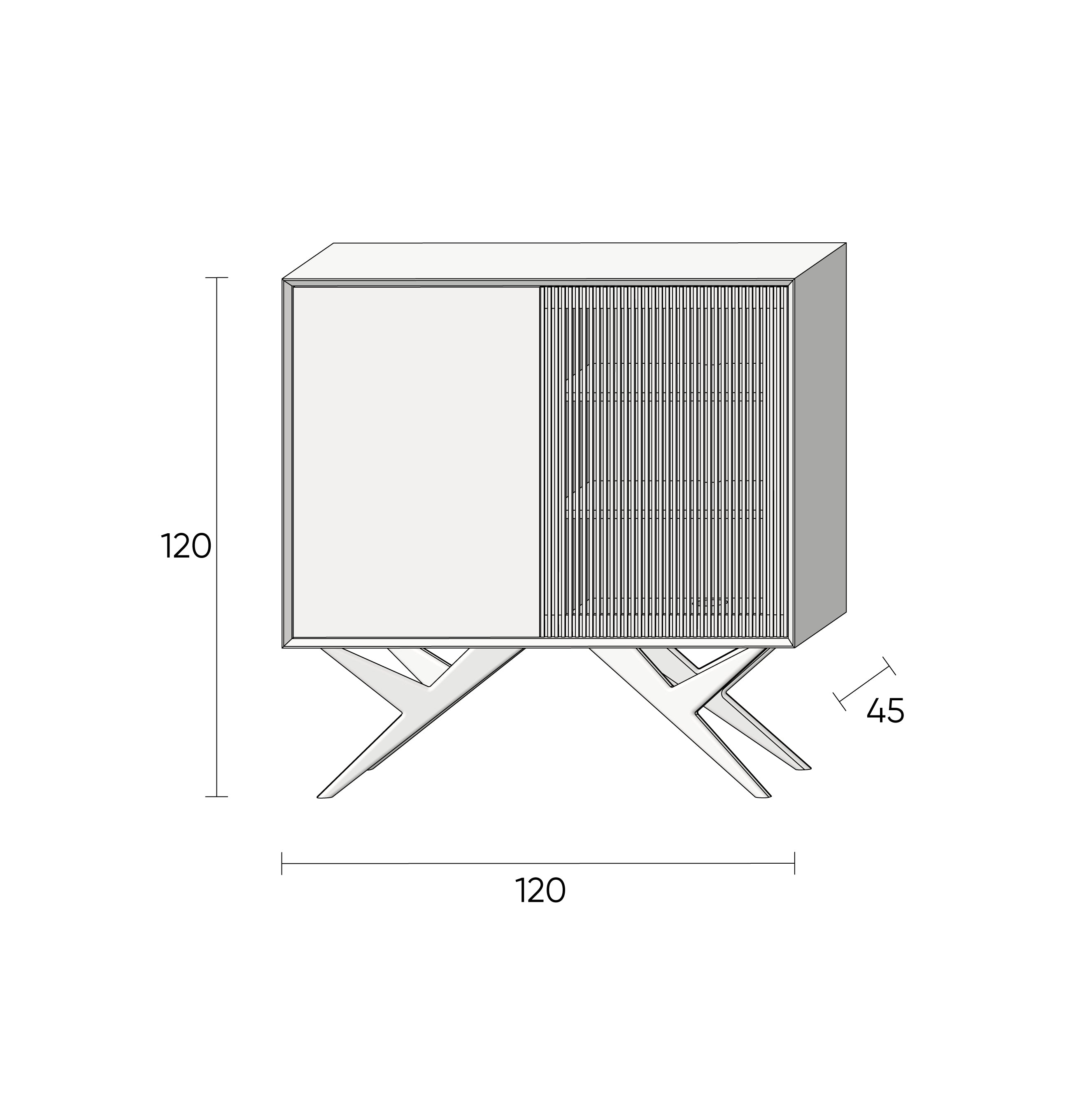 Highboard GRIESEL.A1H120